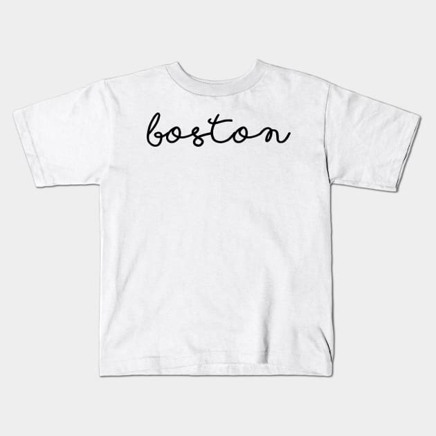 Boston Kids T-Shirt by lolosenese